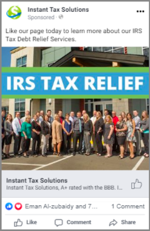 instant tax social result