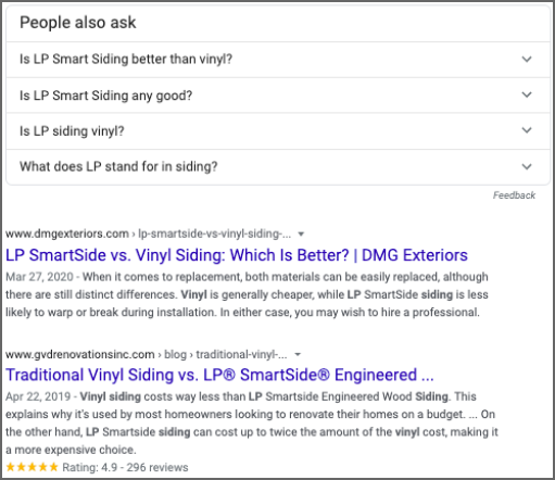 ranking example DMG case study