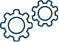 icon_darkblue_gear gears icon