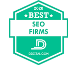 2020 Award Best SEO Firms from digital.com