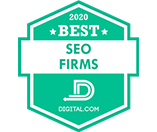 2020 Award Best SEO Firms from digital.com