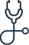 Icon of a stethoscope