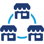 multi-location business icon
